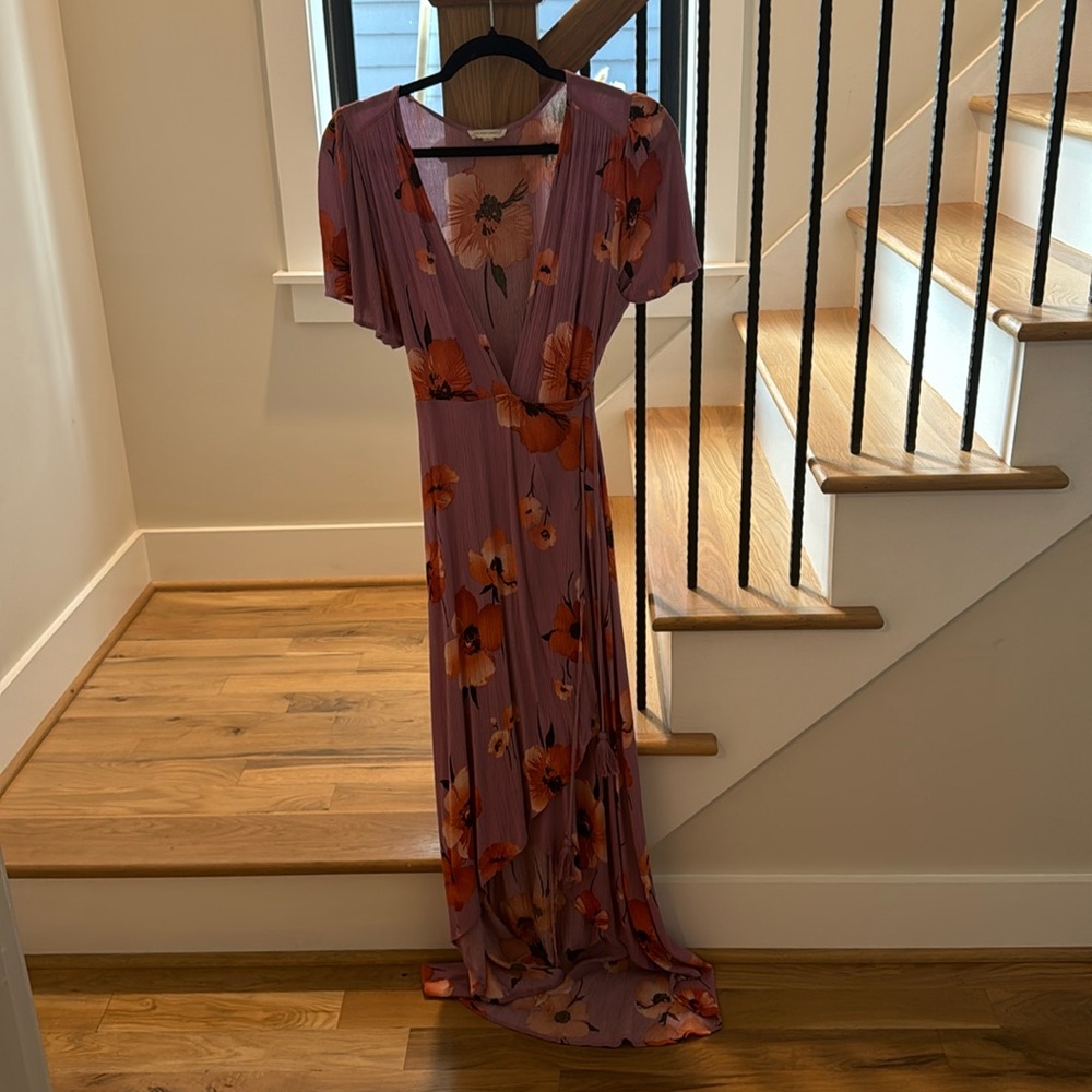 Cotton candy LA midi dress